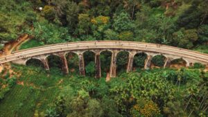 Drone,View,Of,The,Nine,Arch,Bridge,,Also,Called,Bridge
