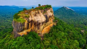 Aerial,View,Of,Sigiriya,Lion's,Rock,,Sigiriya,Or,Sinhagiri,Lion