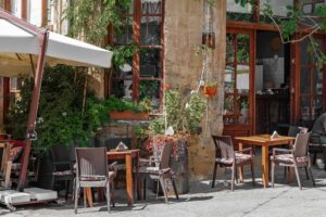 City,Street,Old,Town,,Coffee,House,In,Nicosia,,Cyprus.