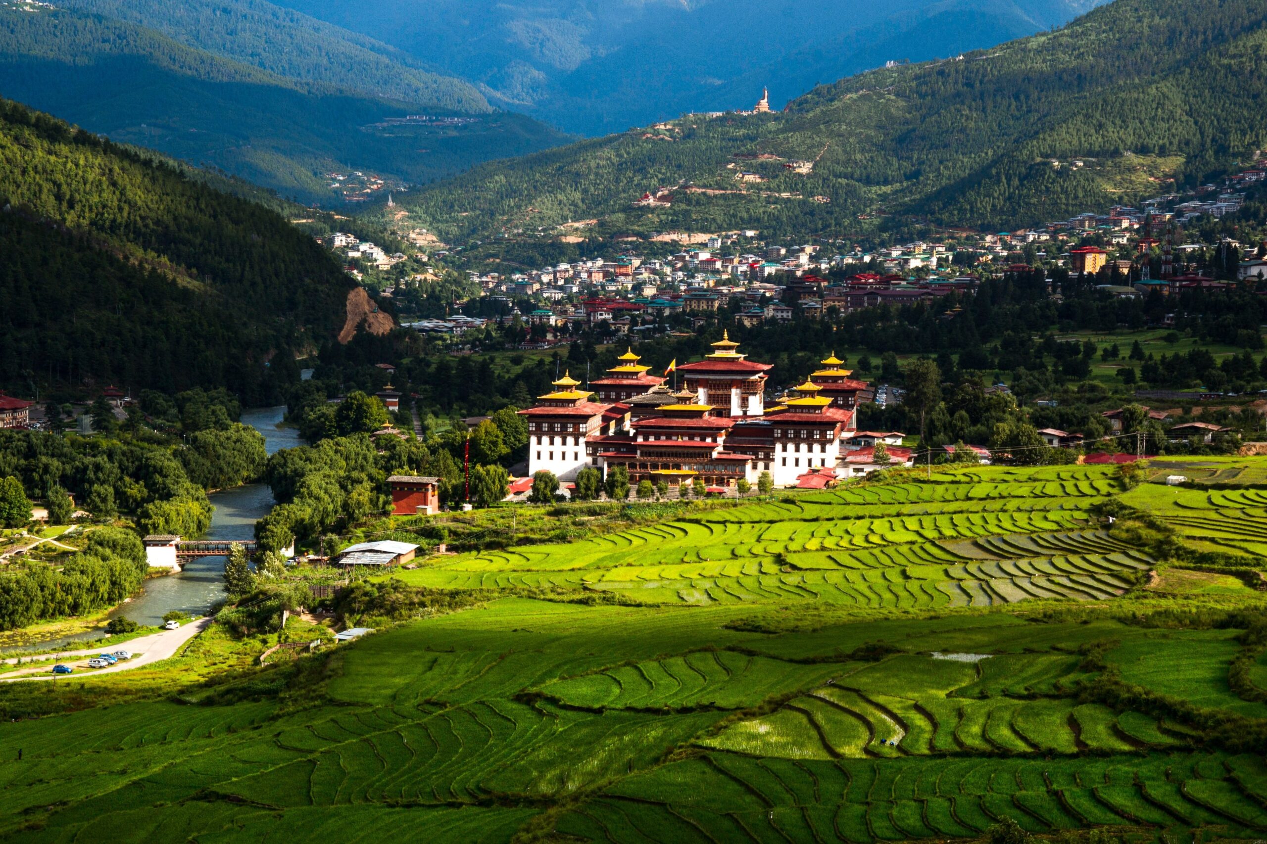 The,Capital,City,Of,Bhutan,Thimphu,Dzong